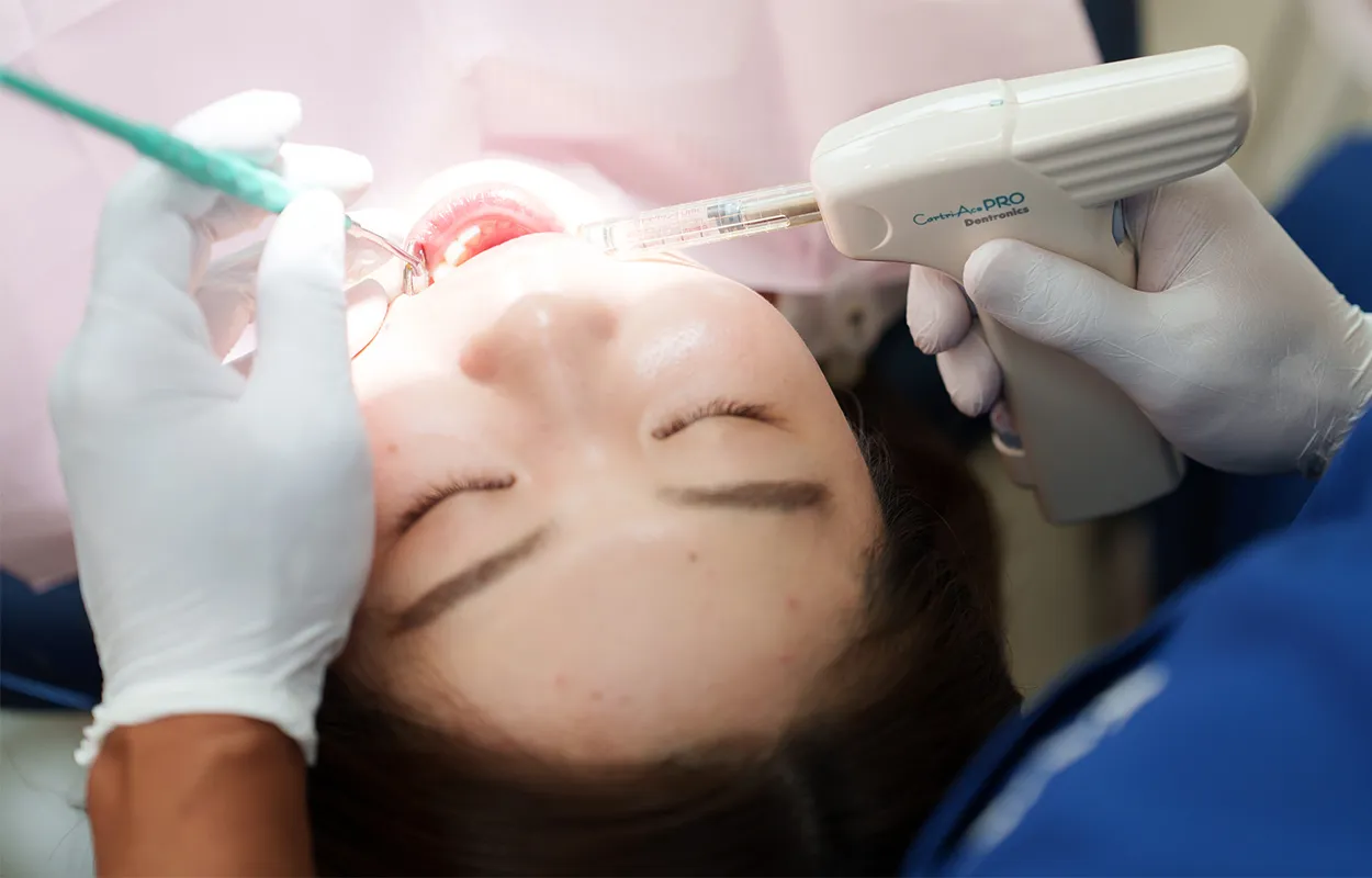 痛みが少ないやさしい治療