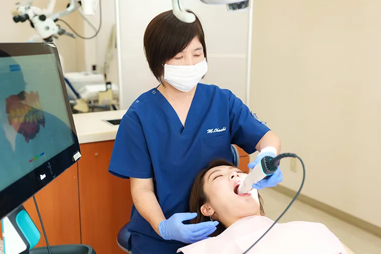 歯型のスキャン