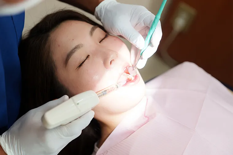 必要な場合のみ歯科医師による治療